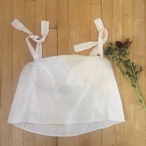 Reformation Top with shoulder ties